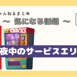 真夜中のサービスエリアって面白いかも！！！！！